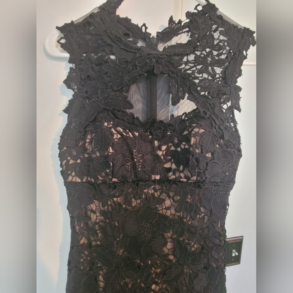 Black Lace Formal Dress